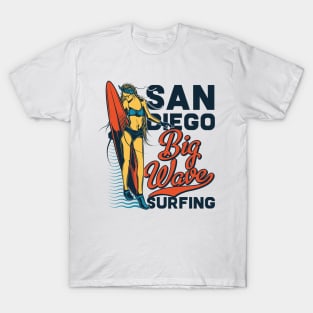 San diego big wave surfing T-Shirt